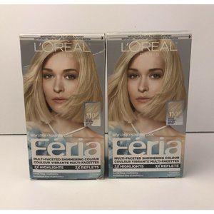 2 L'OREAL FERIA STARLET #110 Very Light Beige Blonde Loreal Feria 110
